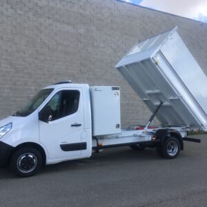 Bestelwagen met open laadbak